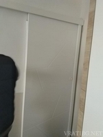 Монтирана плъзгаща врата Линеа 2.12 бял лак